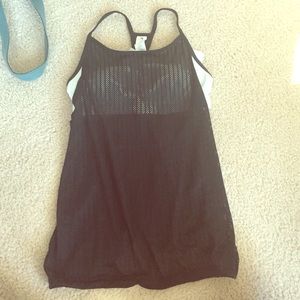 Fablerics XS sports bra/tank B&W