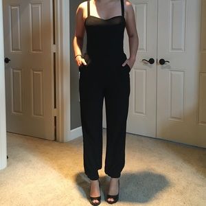 Forever 21, cutout back black jumpsuit