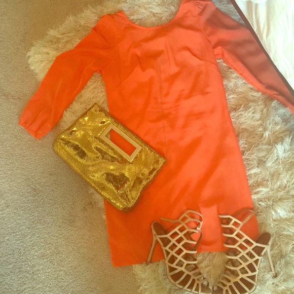 Orange Mini Dress