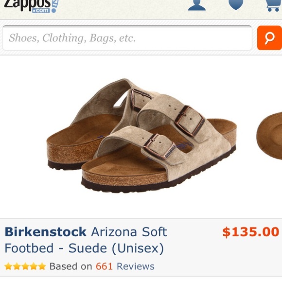 taupe suede Birkenstock