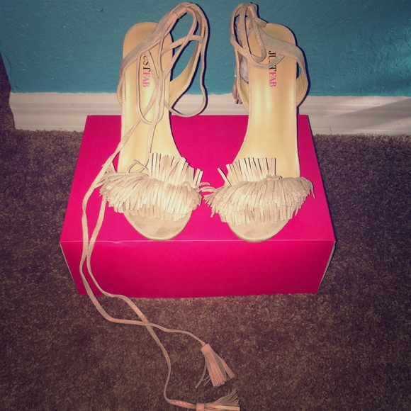 Just fab Tayrey strappy heels