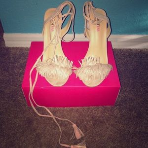 Just fab Tayrey strappy heels