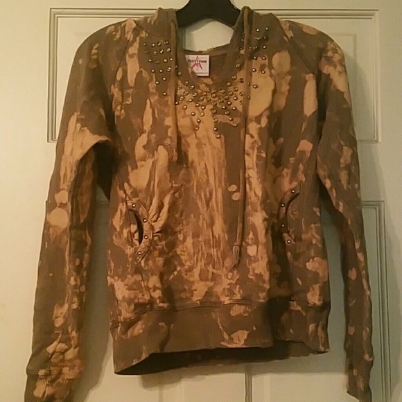 Jeweled fitted hoodie