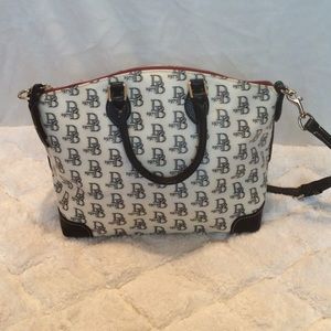 D&B black satchel. Interior slightly worn