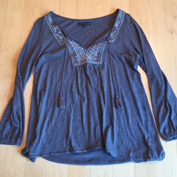 Flowy peasant top from American eagle
