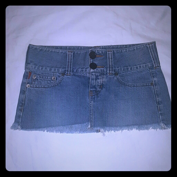 Hollister denim skirt