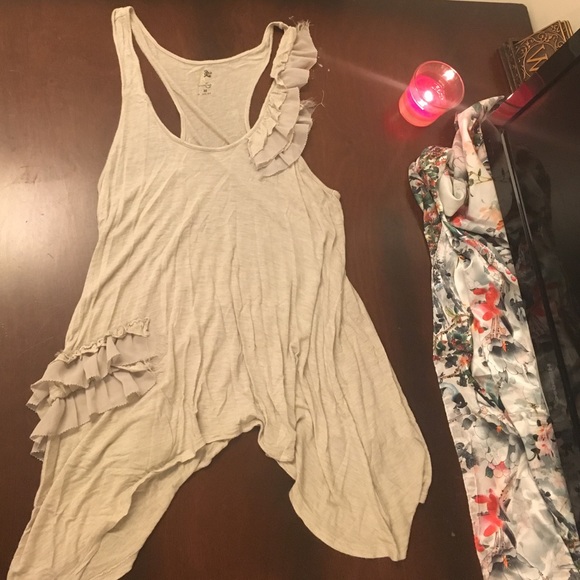 Flowy Tank With Ruffles