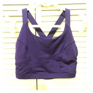 Lululemon Pure Practice Bra in Deep Zinfandel