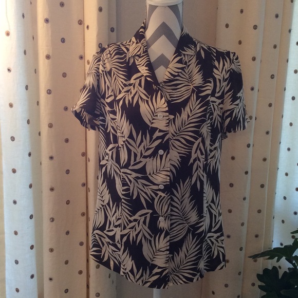 Silk floral shirt