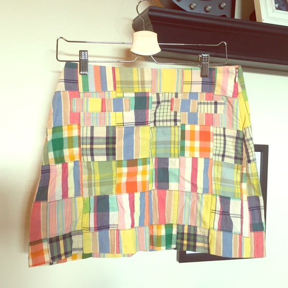 J. Crew patch skirt
