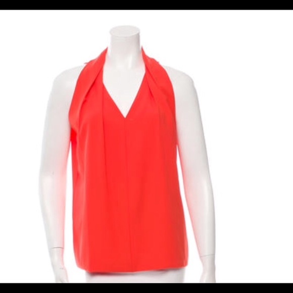 DVF Coral Pleated detail Top