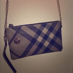 Checkered crossbody