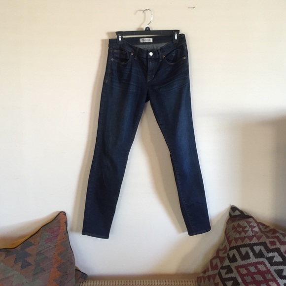 Madewell Skinny Skinny Dark Wash Jeans