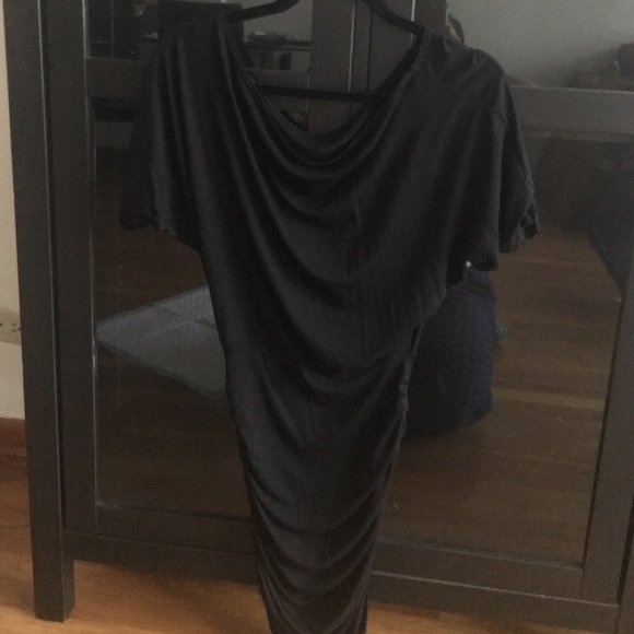 Black dress - stretch material.