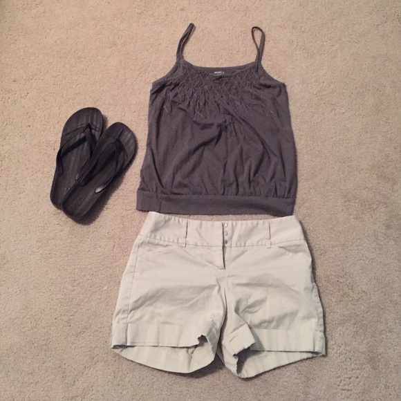 Gray Casual Old Navy Tank
