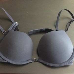 Navy blue padded bra