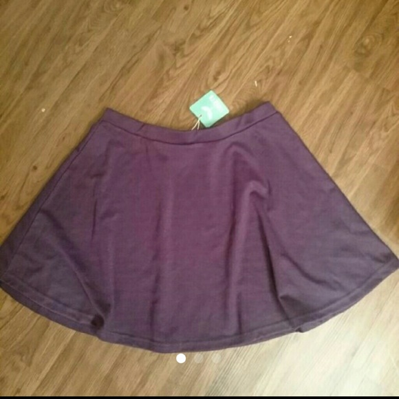 Purple Skater Skirt