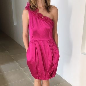 3.1 Philip Lim floral one-shoulder dress