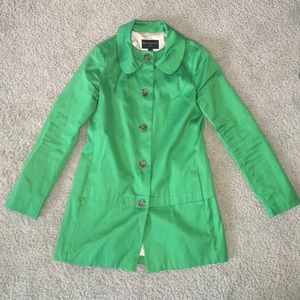Petite Banana Republic Green Coat