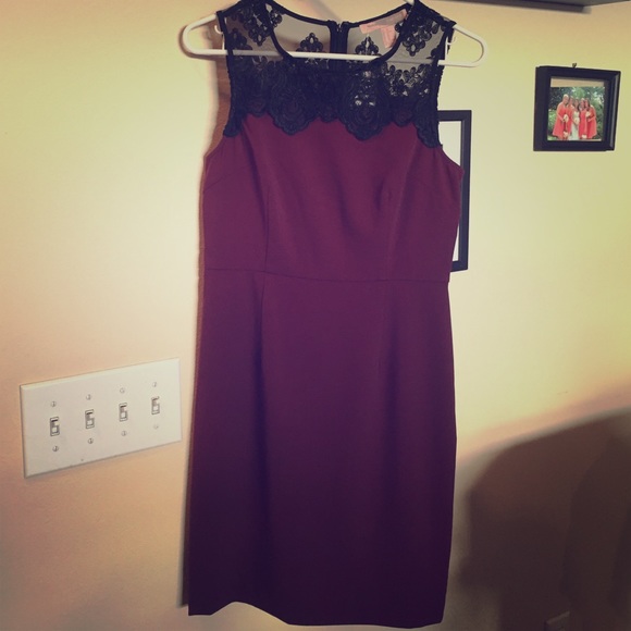 Maroon Forever 21 Contemporary dress