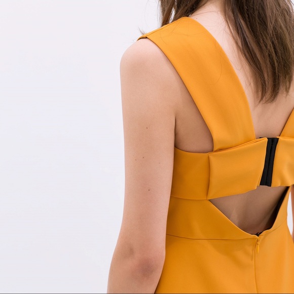 SOLD! HP Zara Flared Dress with Bow At Back - Picture 5 of 8