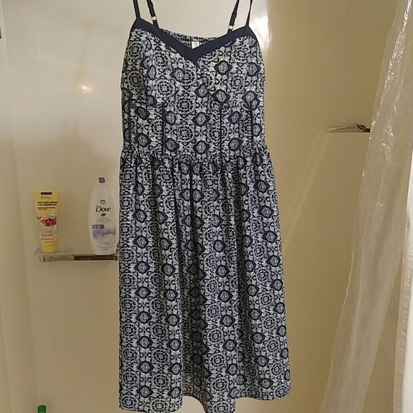 Blue Patterned Sundress