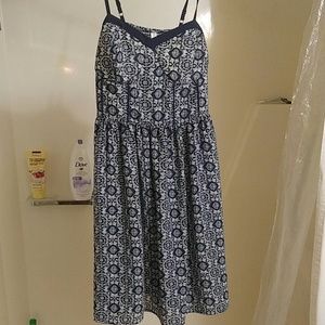 Blue Patterned Sundress