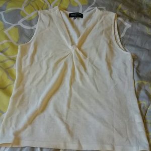*5 FOR $25* Jones New York Cream Sleeveless Blouse