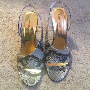 Brand New Faux Snake Skin Heels