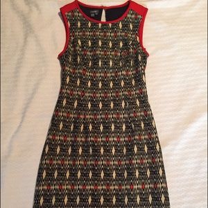 Black patterned dress