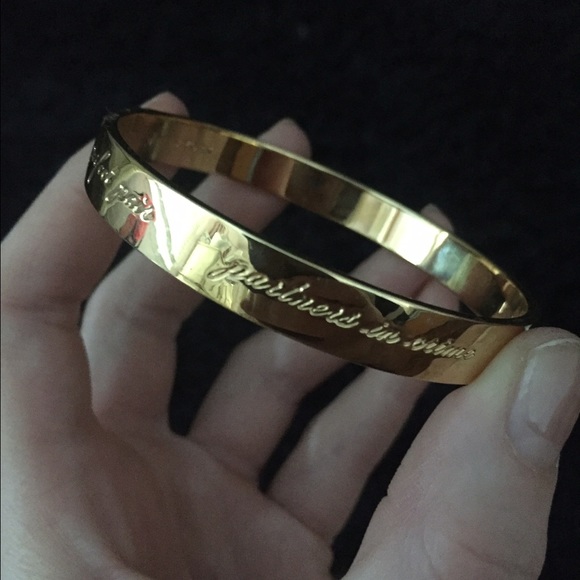 Authentic Kate Spade gold band bracelet