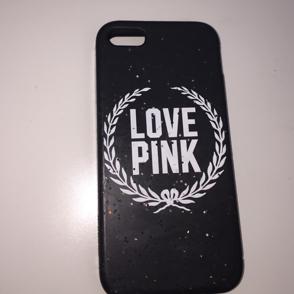 VS pink sparkle iPhone 5 case