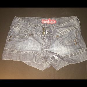 Freestyle blue jean shorts