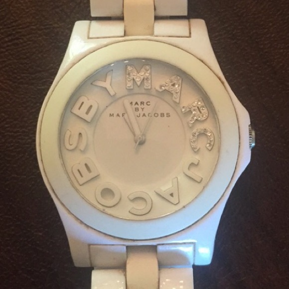 Marc by Marc Jacobs white watch- used