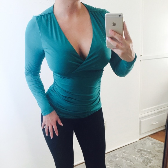 Turquoise Blouse - Picture 2 of 2