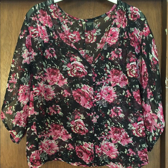 Floral Chiffon Top