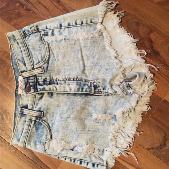 High waisted shorts