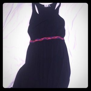 Black maxi dress with gorgeous detail. XS