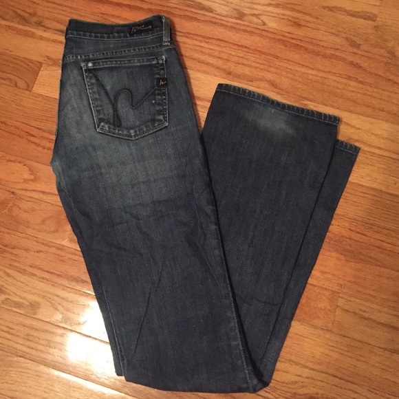 Citizens of Humanity dark bootcut jeans, size 27