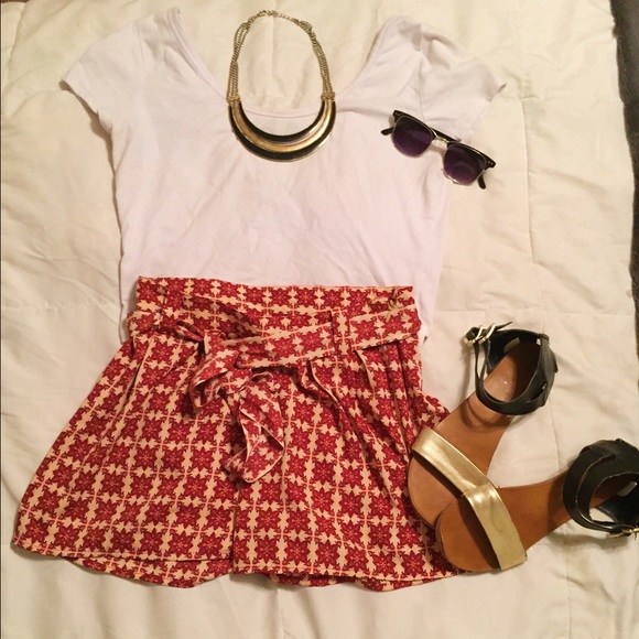 Bohemian Print Shorts