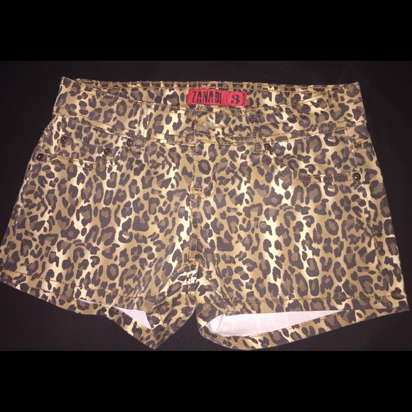 Leopard print shorts