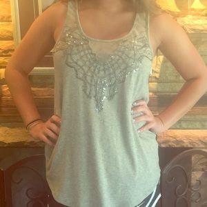 Gray tank top