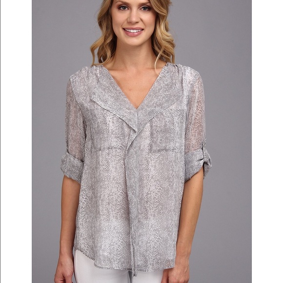 Calvin Klein Ruffled blouse - Picture 1 of 3