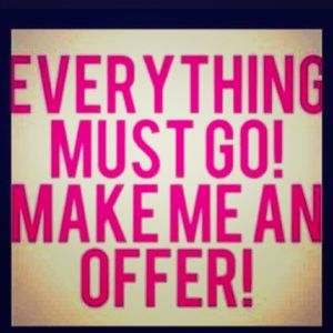 Everything in closet... Moving Sale!