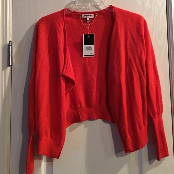 NEW JUICY COUTURE 100% CASHMERE CARDIGAN