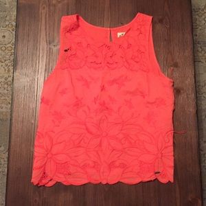 Hollister Embroidered Top