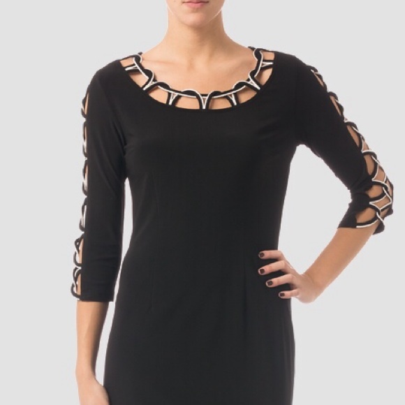 🔴🎀Joseph Ribkoff Black Dress - Picture 2 of 3