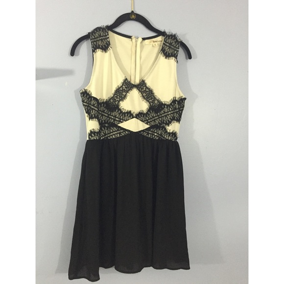 Lace B&W Dress