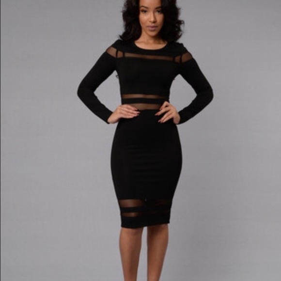 Fashion Nova New Black Dress