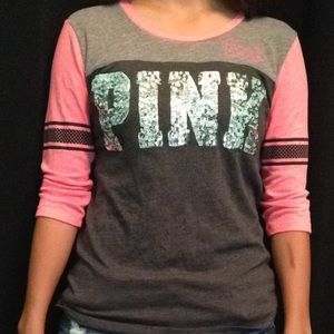PINK Victoria's Secret bling t shirt 💗